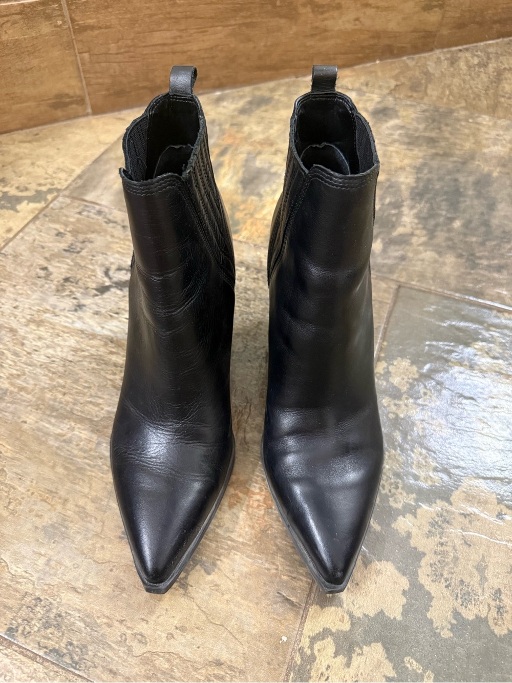 Marc Fisher Black Women's Pointed Toe Ankle Boots